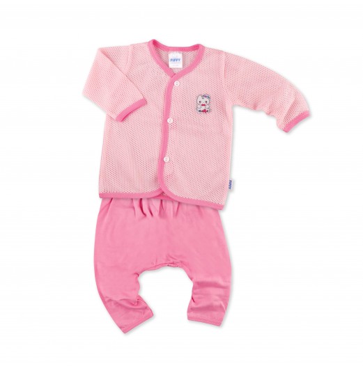 FIFFY CRAB BABY LONG SLEEVE VEST SUIT