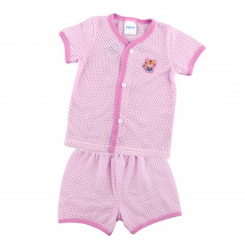 FIFFY NOODLE BEAR SHORT SLEEVE VEST SUIT