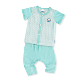 FIFFY LOVELY HEART SHORT SLEEVE VEST+ LONG PANT SUIT