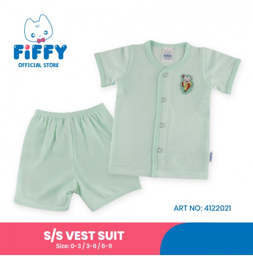 FIFFY BANANYA SHORT SLEEVE VEST SUIT