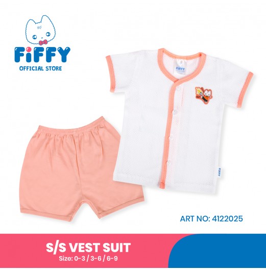 FIFFY FIRE FOOTBALL SHORT SLEEVE VEST SUIT