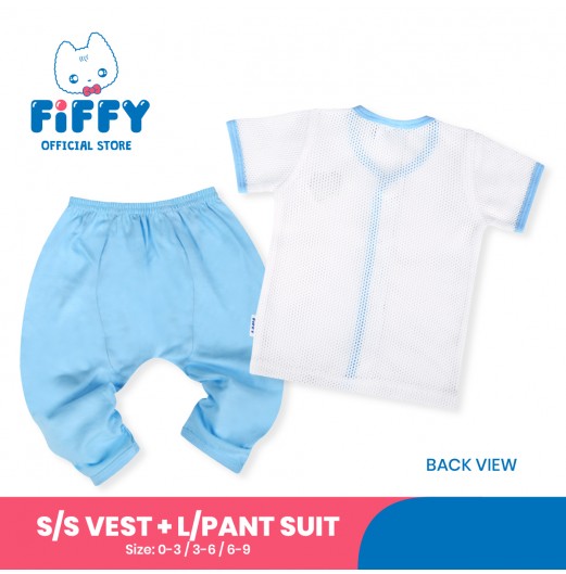 FIFFY FIRE FOOTBALL SHORT SLEEVE VEST+ LONG PANT SUIT