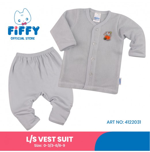 FIFFY PUMPKIN NIGHT LONG SLEEVE VEST SUIT