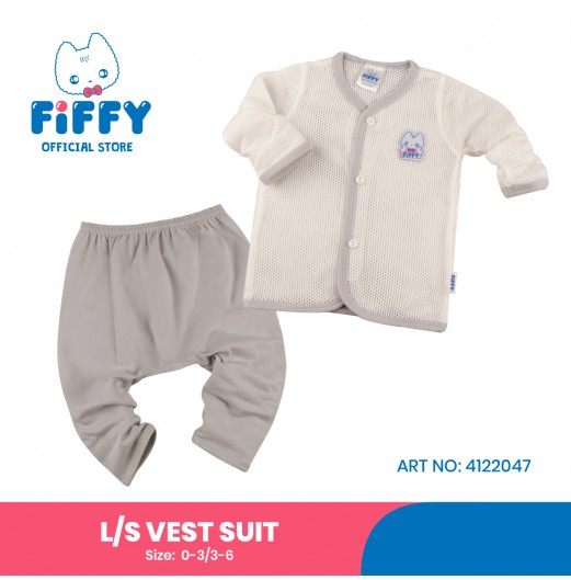 FIFFY SPECIAL LOOK LONG SLEEVE VEST SUIT