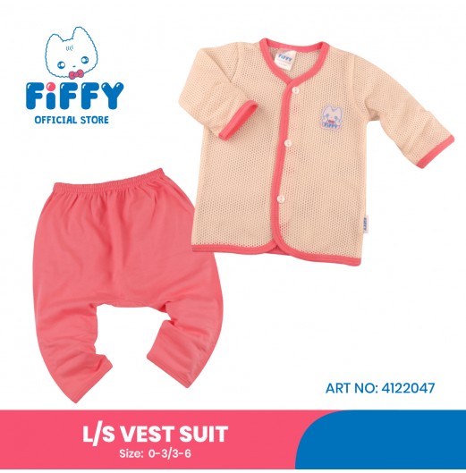 FIFFY SPECIAL LOOK LONG SLEEVE VEST SUIT