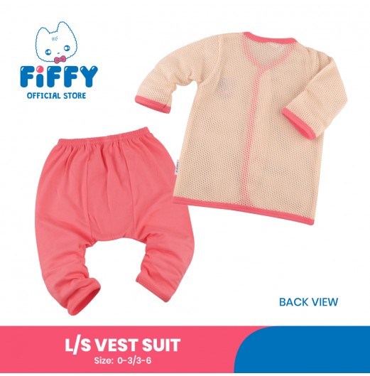 FIFFY SPECIAL LOOK LONG SLEEVE VEST SUIT