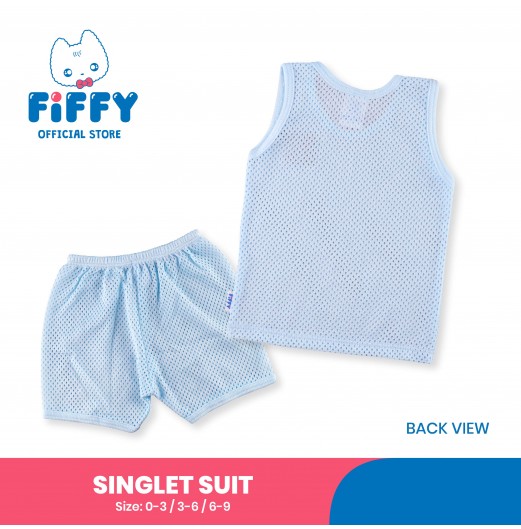 FIFFY LOVELY POTTED PLANTS SINGLET SUIT
