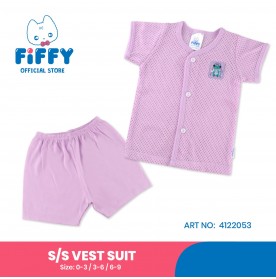 FIFFY FUNNY DAY SHORT SLEEVE VEST SUIT