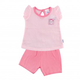 FIFFY PINKY HEART TANK TOP SUIT