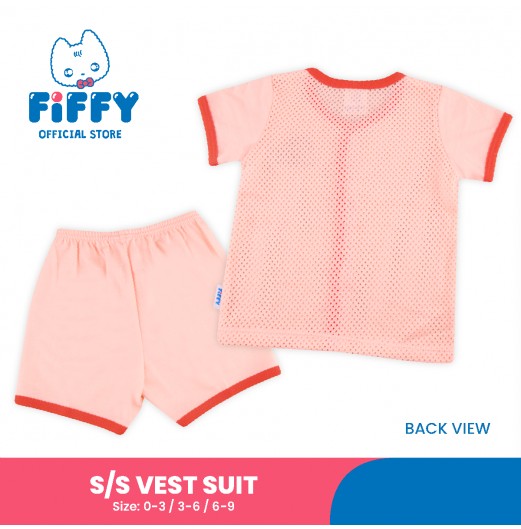 FIFFY WHALE DREAM SHORT SLEEVE VEST SUIT