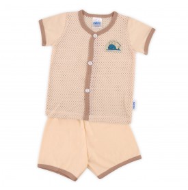 FIFFY WHALE DREAM SHORT SLEEVE VEST SUIT