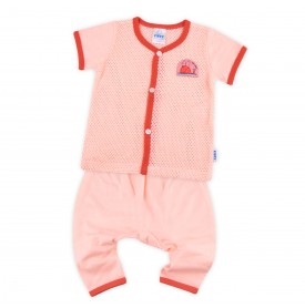 FIFFY WHALE DREAM SHORT SLEEVE VEST+ LONG PANT SUIT