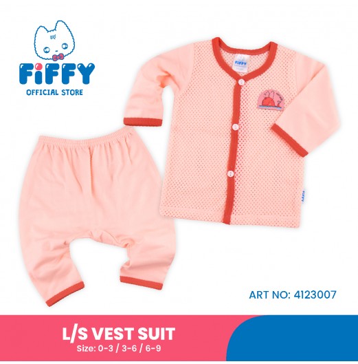 FIFFY WHALE DREAM LONG SLEEVE VEST SUIT