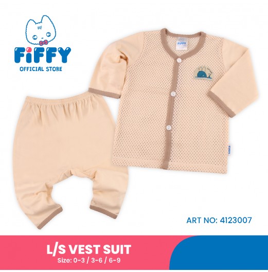 FIFFY WHALE DREAM LONG SLEEVE VEST SUIT