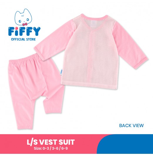 FIFFY HAPPY PLAY LONG SLEEVE VEST SUIT