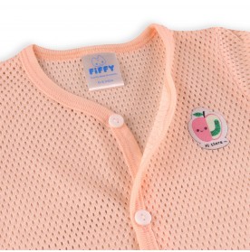 FIFFY BAJU BAYI SWEET APPLE LONG SLEEVE VEST SUIT (4123015)