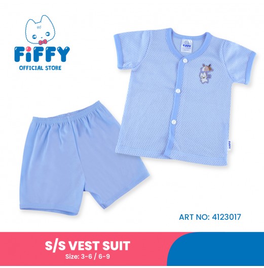 FIFFY RABBIT UMBRELLA SHORT SLEEVE VEST SUIT