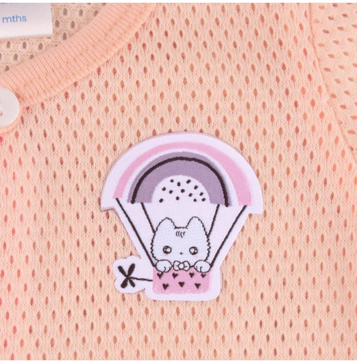FIFFY LOVE BALLOON SHORT SLEEVE VEST SUIT