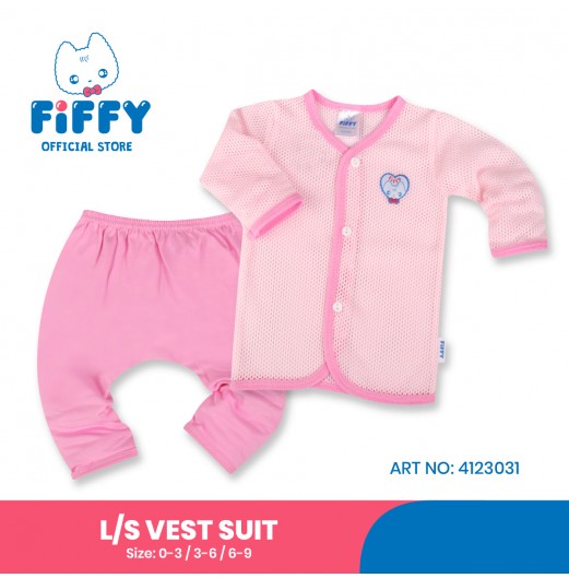 FIFFY WONDERING BABY LONG SLEEVE VEST SUIT