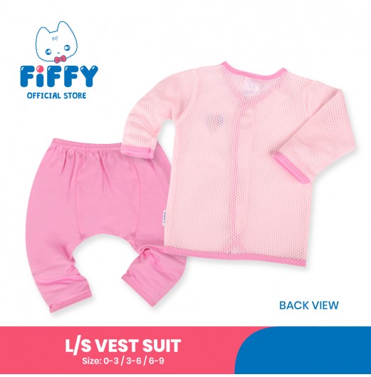 FIFFY WONDERING BABY LONG SLEEVE VEST SUIT