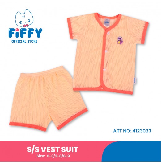 FIFFY DINO SPACE EXPLORER SHORT SLEEVE VEST SUIT