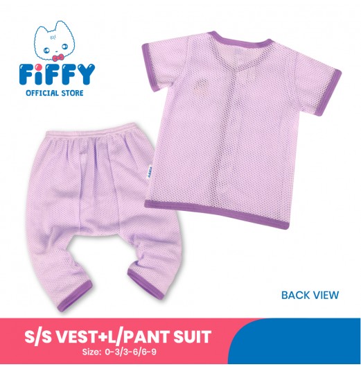 FIFFY DINO SPACE EXPLORER SHORT SLEEVE VEST+ LONG PANT SUIT