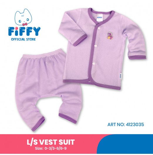 FIFFY DINO SPACE EXPLORER LONG SLEEVE VEST SUIT