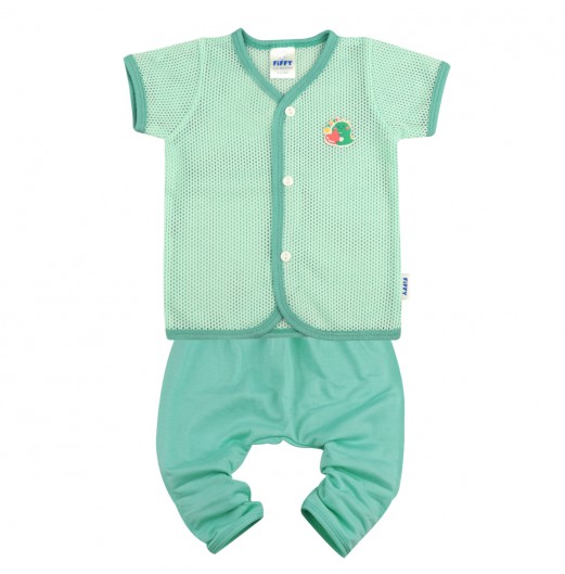 FIFFY CUTEMON SHORT SLEEVE VEST+ LONG PANT SUIT