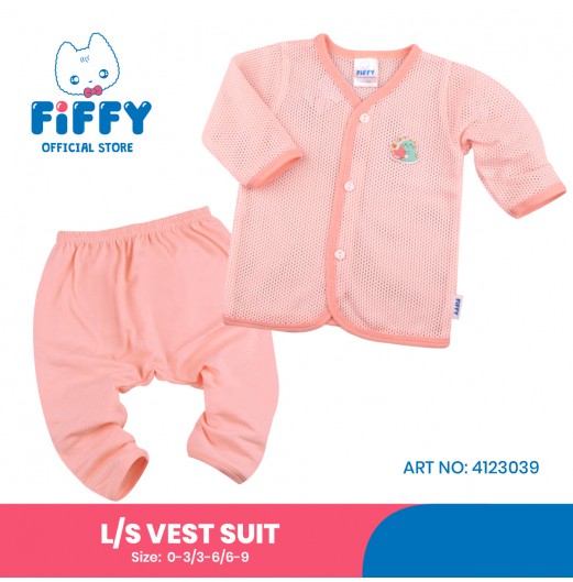 FIFFY CUTEMON LONG SLEEVE VEST SUIT