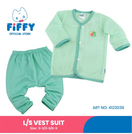 FIFFY CUTEMON LONG SLEEVE VEST SUIT