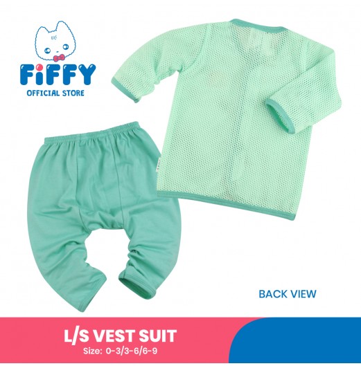 FIFFY CUTEMON LONG SLEEVE VEST SUIT