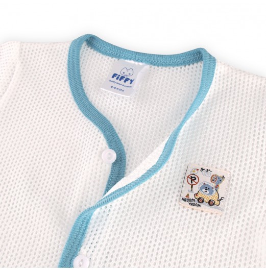 FIFFY COMELY ANIMALS SHORT SLEEVE VEST+ LONG PANT SUIT BAJU BAYI (4123042) FIFFY COMELY ANIMALS SHORT SLEEVE VEST+ LONG PANT SUIT BAJU BAYI (4123042)