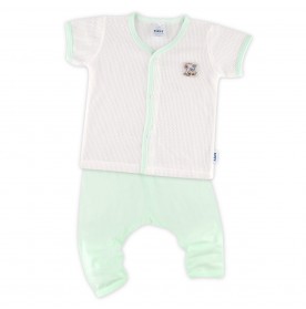 FIFFY COMELY ANIMALS SHORT SLEEVE VEST+ LONG PANT SUIT BAJU BAYI (4123042)