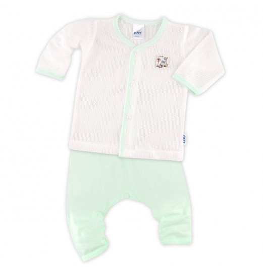 FIFFY BAJU BAYI COMELY ANIMALS LONG SLEEVE VEST SUIT (4123043)
