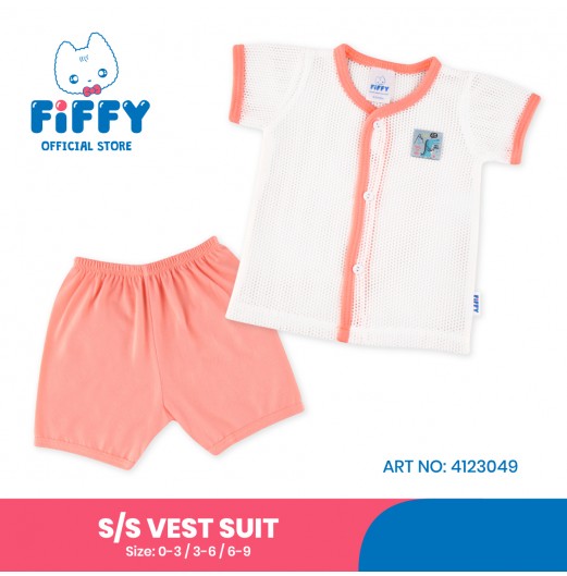 FIFFY FREEDOM FOR DINO SHORT SLEEVE VEST SUIT