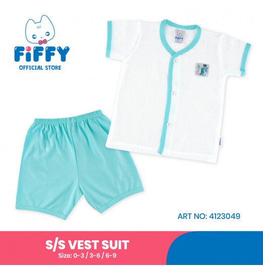 FIFFY FREEDOM FOR DINO SHORT SLEEVE VEST SUIT