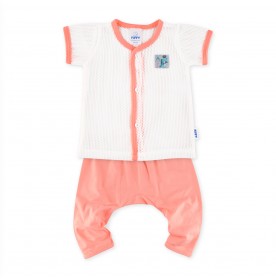 FIFFY FREEDOM FOR DINO SHORT SLEEVE VEST+ LONG PANT SUIT
