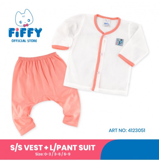 FIFFY FREEDOM FOR DINO LONG SLEEVE VEST SUIT