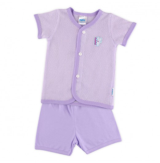 FIFFY BAJU BAYI BABY'S WINK SHORT SLEEVE VEST SUIT (4123053)
