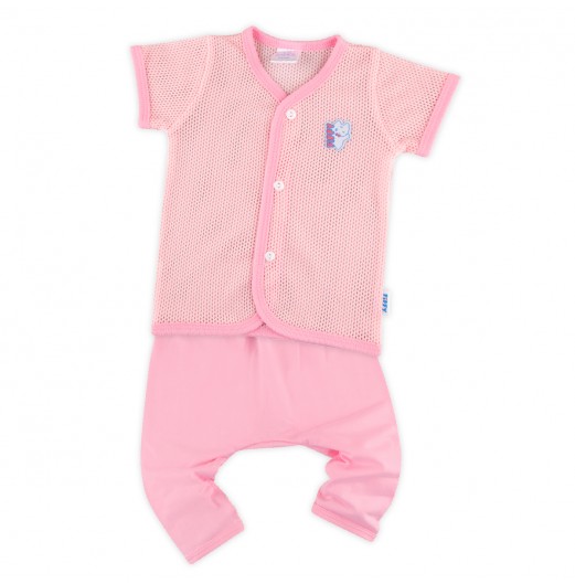 FIFFY BABY'S WINK SHORT SLEEVE VEST+ LONG PANT SUIT