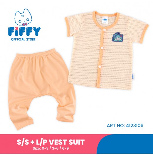 FIFFY SUBMARINE GAME SHORT SLEEVE VEST+ LONG PANT SUIT