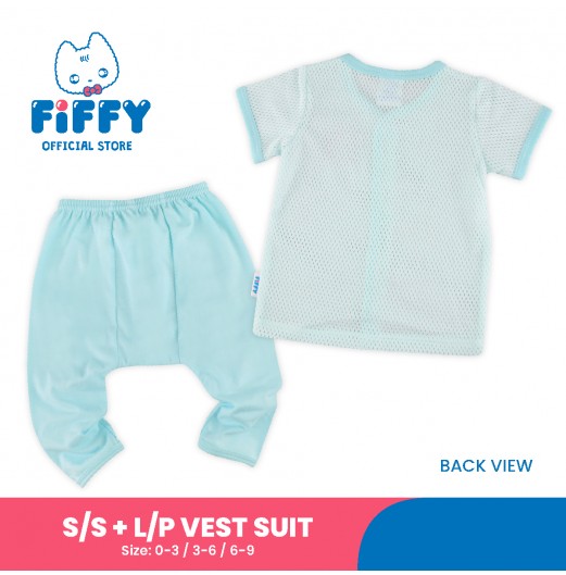 FIFFY SUBMARINE GAME SHORT SLEEVE VEST+ LONG PANT SUIT