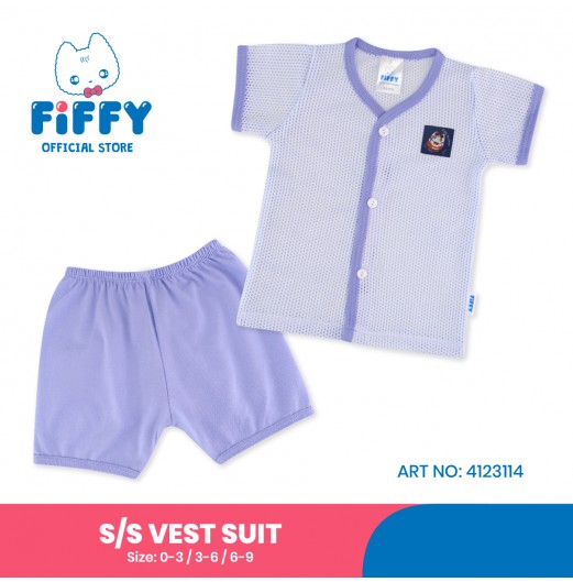 FIFFY SUMMER DREAM SHORT SLEEVE VEST SUIT