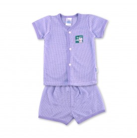 FIFFY ALRIGHT WINK SHORT SLEEVE VEST SUIT (4123118)