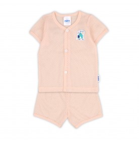 FIFFY BAJU BAYI HELLO SMILE SHORT SLEEVE VEST SUIT (4125001)