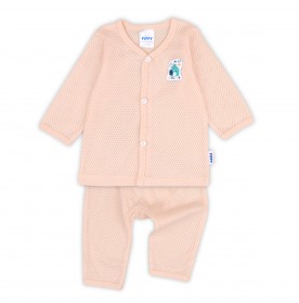 FIFFY BAJU BAYI HELLO SMILE LONG SLEEVE VEST SUIT (4125003)