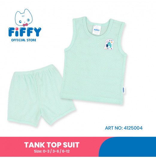 FIFFY BAJU BAYI HELLO SMILE TANK TOP SUIT (4125004)