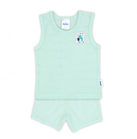 FIFFY BAJU BAYI HELLO SMILE TANK TOP SUIT (4125004)