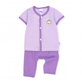 FIFFY LOVE PENGUIN SHORT SLEEVE VEST + LONG PANT SUIT