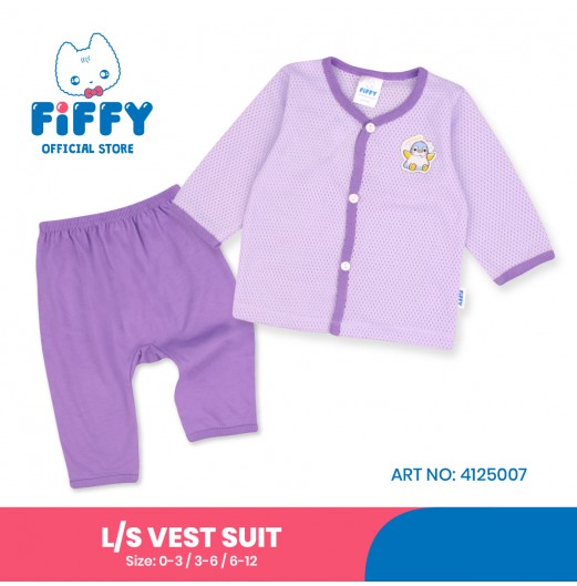 FIFFY LOVE PENGUIN LONG SLEEVE VEST SUIT